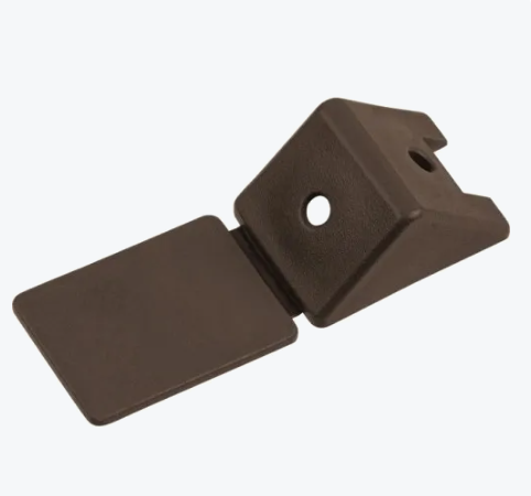 Уголок мебельный 25x25x16 пластмасса коричневый