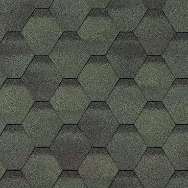 Гибкая черепица Технониколь Оптима/Зеленый, S=3м2