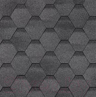 Гибкая черепица Технониколь Оптима/Серый, S=3м2