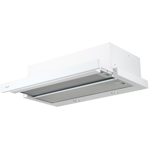 Вытяжка кухонная AKPO LIGHT Eco Glass 60см белая WK-7, 520 м³/ч