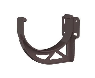 Кронштейн желоба,темно-коричневый  (пластик) D-120мм (ТН Оптима)