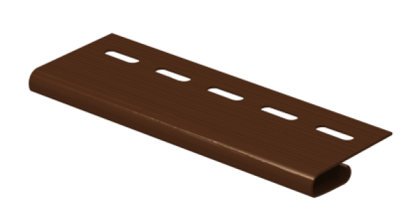 Завершающая планка(ПВХ) коричневый