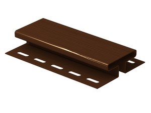 H-планка (ПВХ).0048.Н., 497С, коричневый