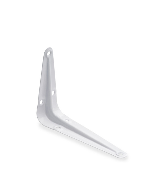 CV501856 Кронштейн стальной с ребром жесткости, белый 75x100мм (шт)