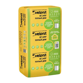 Плиты теплоизоляционные Ветонит Теплый Дом 100х610х1170/E/K