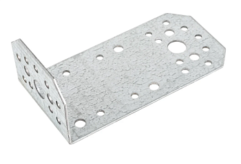 Уголок крепежный ассиметричный 65х130х50 мм KUAS белый цинк STARFIX, арт. SMP-43143-1