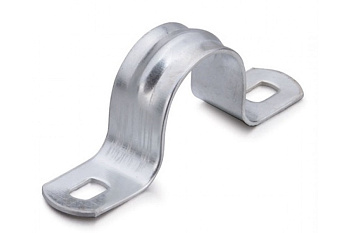 Скоба металлическая двухлапковая d 19-20 мм (10шт) Юпитер, арт.JPZ3-3202-02-10 