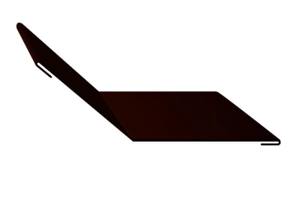 Планка перехода ската (внутренняя)/Эконом Плюс-Пэ-RAL8017