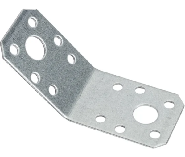 Уголок крепежный под 135 градусов 35х50х50 мм KUS белый цинк STARFIX, арт. SMP-22680-1