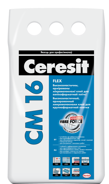 Клей для плитки СМ16 Ceresit "Flex" (5кг)