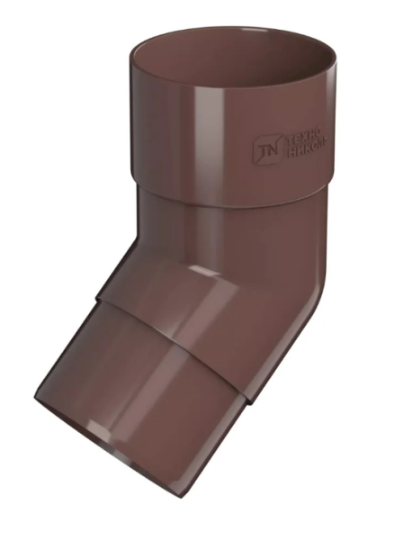 Колено трубы 135°, коричневый, D125/82 ТН