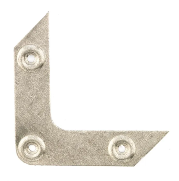 Уголок оконный, 1,2 мм, 50х50 мм, цинк, Сибртех