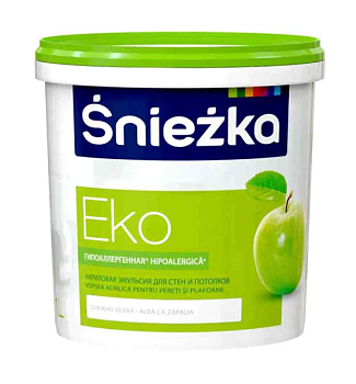 Краска акриловая Sniezka Eko, 1л.