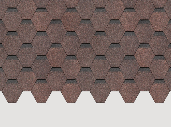 Черепица гибкая  Docke PIE STANDARD/ СОТА/ Коричневый