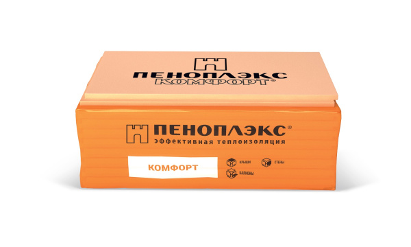 Плиты "ПЕНОПЛЭКС КОМФОРТ" 1185х585х50мм Т-15 S=0,693м2, плотность=27кг/м3