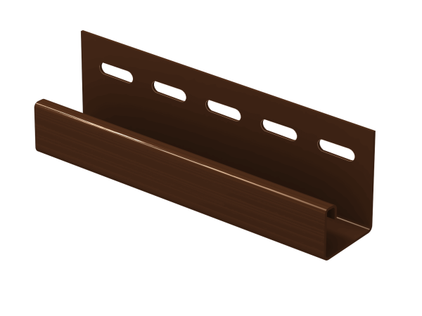 J-планка(ПВХ) коричневый