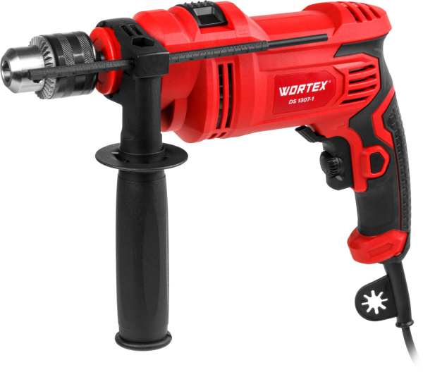 Дрель ударная WORTEX DS 1307-1 в кор. (1325477)