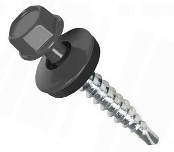 Саморез 4,8х70мм RAL7024 д