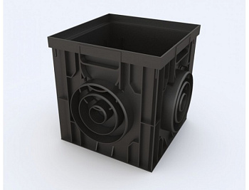 Дождеприемник пластиковый 300х300(черный), ДИ03405000