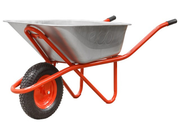 Тачка строительная ECO WB301-1 (130л, 300кг, 1 пневмоколесо 4.00-8) 