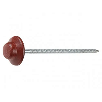 Гвоздь для битумного еврошифера 2,5х70 красный круглый (100 шт в уп.), арт. SM-24842-100