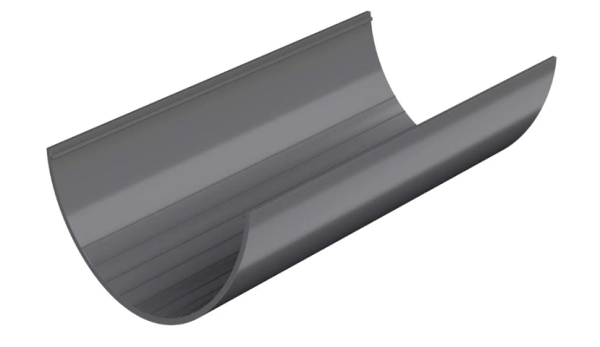 Желоб, серый, 3м, (D125/82) ТН