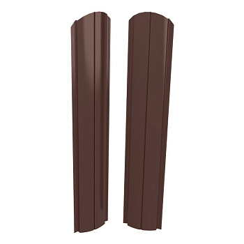 Штакетник "Европланка-Свитязь" 130мм RAL8017/RAL8017 1,3м