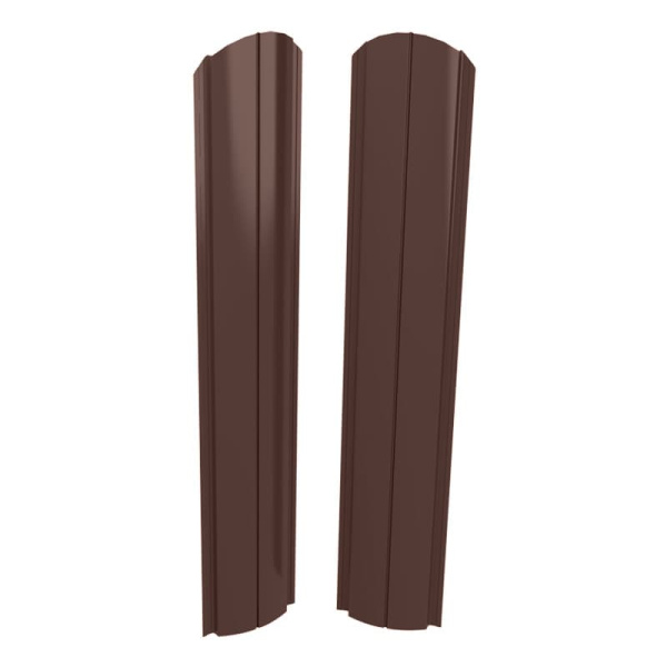 Штакетник "Европланка-Свитязь" 130мм RAL8017/RAL8017 1,3м