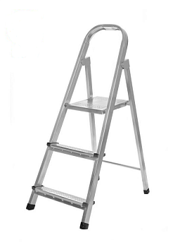 Стремянка Comfort 3ст, стальная оцинкованная, 1секция