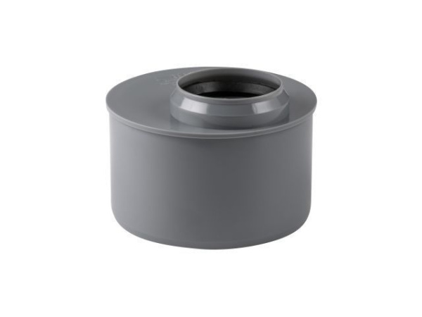 Переход для внутренней канализации 110/50 короткий РосТурПласт, арт.36590