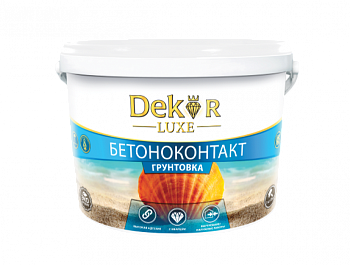 Грунтовка ВД-АК-0158 "DEKOR" Бетонконтакт 3кг.
