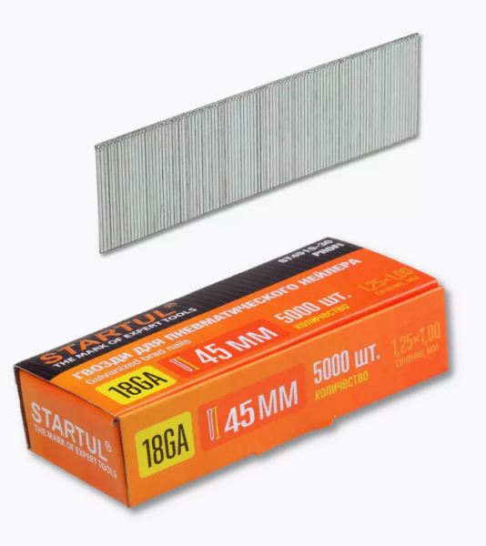 Гвозди тип 18GA 45мм (5000шт)STARTUL PROFI (ST4515-45)