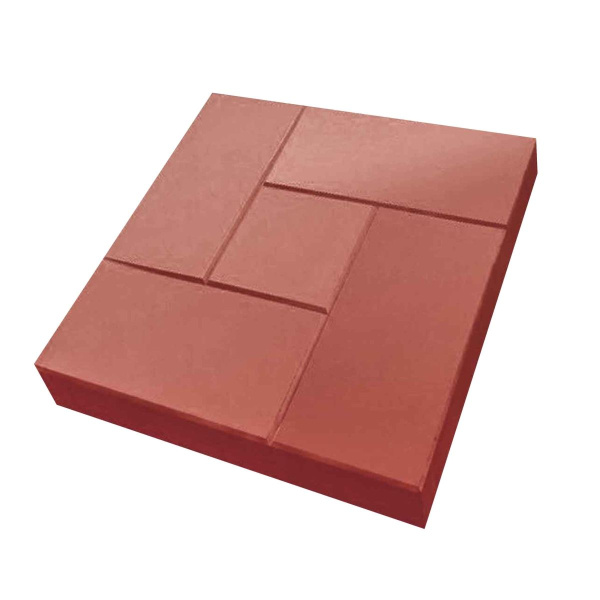 Тротуарная плитка "Доска" (красная) 30х30х3см