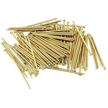 Гвозди NFL-LU 1,6х40 латун.(финишные)(50 гр)