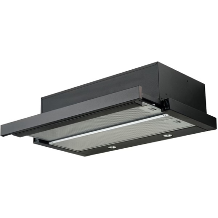 Вытяжка кухонная AKPO LIGHT Eco Glass Twin 50см черн. WK-7, 870 м³/ч