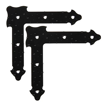 Уголок декор. прямой УДП 165-SL черный мат, NOEZ