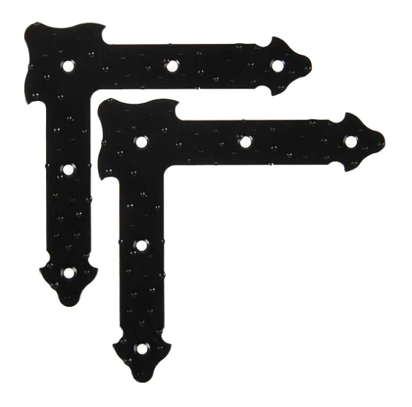 Уголок декор. прямой УДП 165-SL черный мат, NOEZ