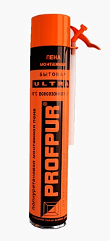 Пена монтажная бытовая всесезонная PROFPUR Ultra (750мл)