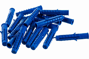 Дюбель распорный Чапай 10х100 шипы-усы (синие) (5 шт)