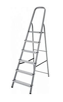 Стремянка 6 ступеней оцинкованная П061/6
