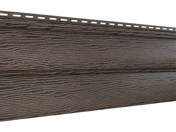 Сайдинг (ПВХ).0230.Н."Тимбер-Блок", Дуб морёный