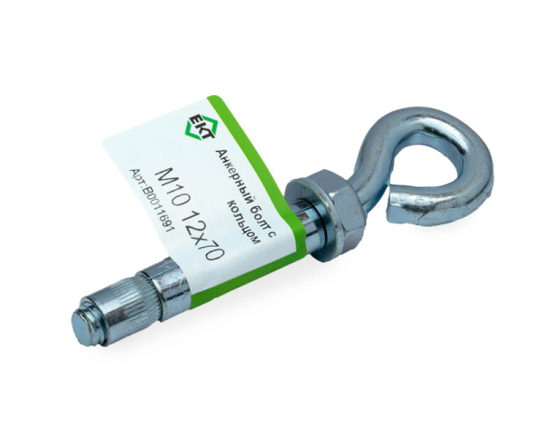 Анкерный болт с кольцом М10 12х70, арт.В0011691