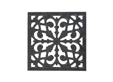 Решетка пластиковая декоративная к дождеприемнику (черный), ДИ02405000