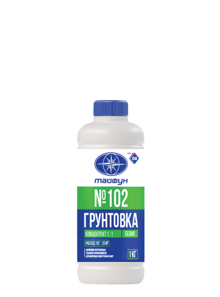 Грунтовка акриловая укрепляющая ТМ №102 1кг