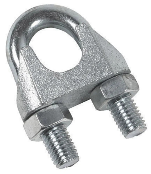 Зажим для стальных канатов М4 DIN 741