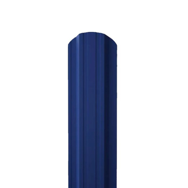 Штакетник П-образный 111 престиж RAL5005 1,2м синий грунт серый