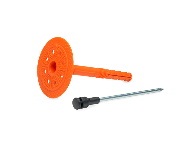 Держатель теплоизоляции 10x100 со стальным гвоздем с термо-загл.