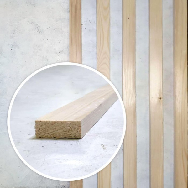 Брусок профильный 20х40х3000 мм