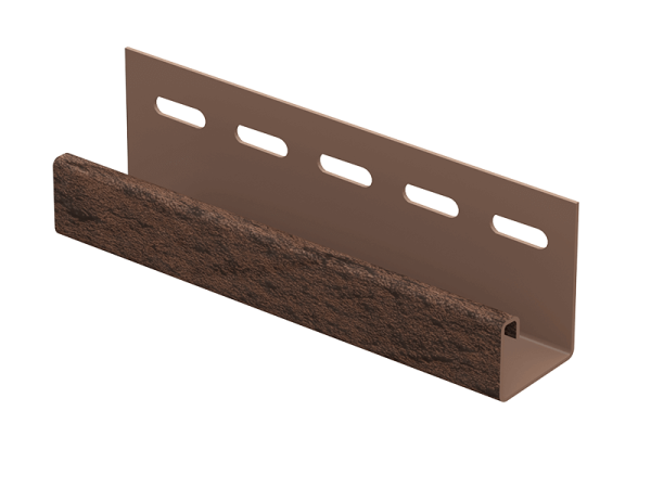 J-планка (ПВХ).0044.H., камень жженый