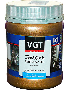 Эмаль ВД-АК-1179 универсальная металлик Золото 0,23кг.